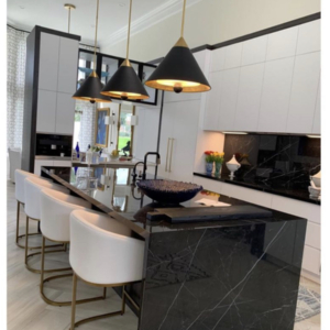 Kitchen remodel — BLACK WHITE 2 1